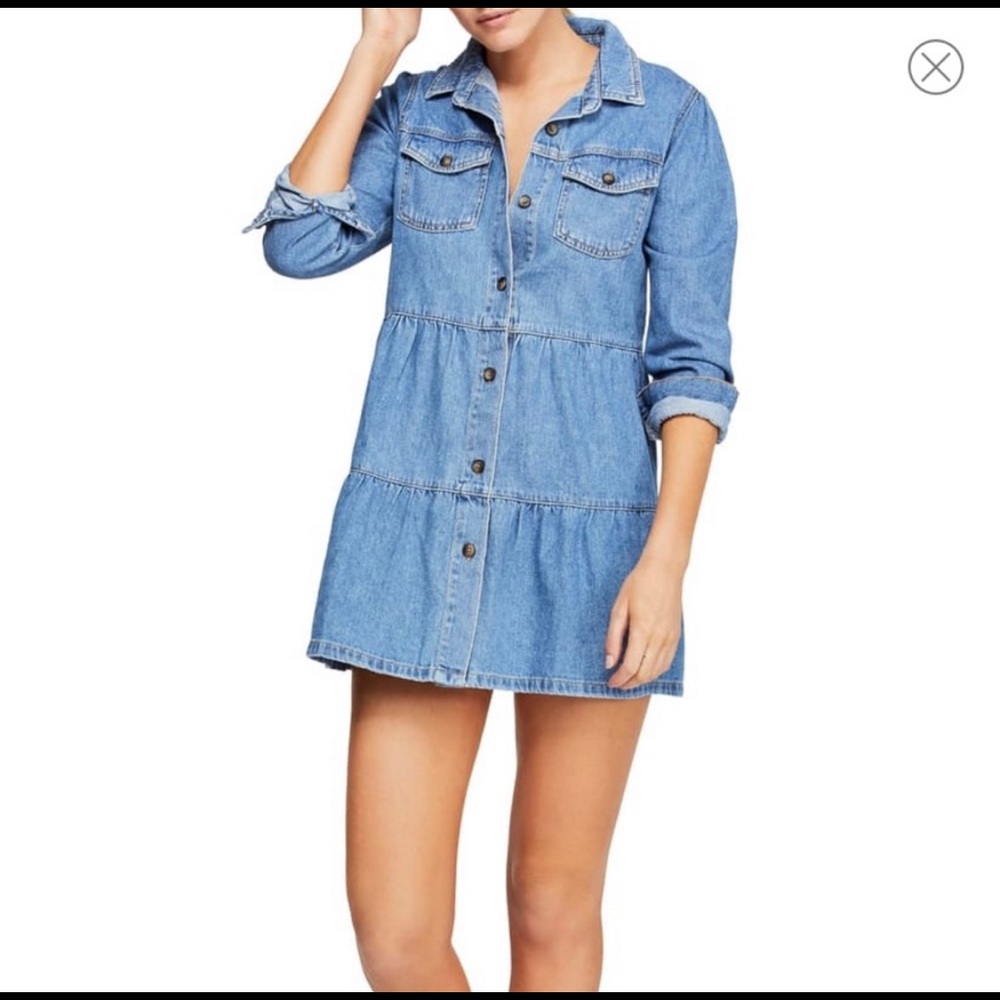 Free People Nicole Denim dress